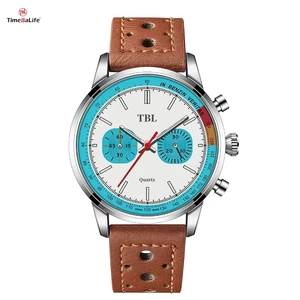 OEM Wholesale Custom Casual Leather Mens Watches Top Luxury Quality Stainless Steel Quartz Watches for Men
