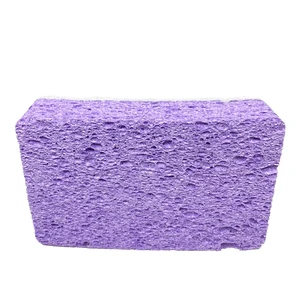 Household Cleaning Cellulose Sponge with Scouring Pad Rectangle Wholesale Price Sponge for Kitchen Washing
