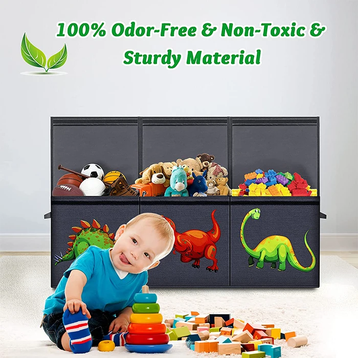 Wholesale Home Organization Sturdy Kids Toy Box Organizer Bins Foldable