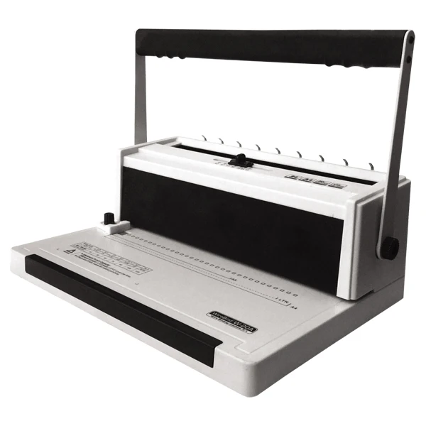 Desktop A4 Double Wire Calender Binding Machine With Half Round Hole