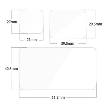 TELESIN Protective Film for GoPro 13 Camera HD Transparent Screen Lens Full Coverage Protective Tempered Film Set detail image