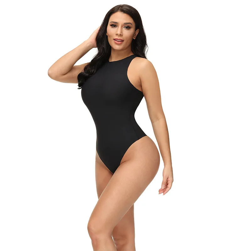 ZOYIAME New Seamless Bodysuits High Cut Leg Shaping Thong Underwear Sleeveless Sculpting Bodysuit Shaper for Women Manufacturer