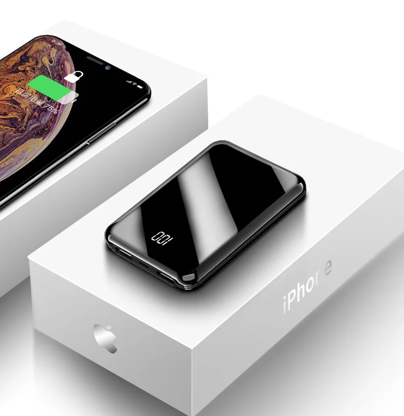 Casun Best Selling Mini power bank 10000mAh portable fast charging powerbank with digital power display - ANKUX.COM