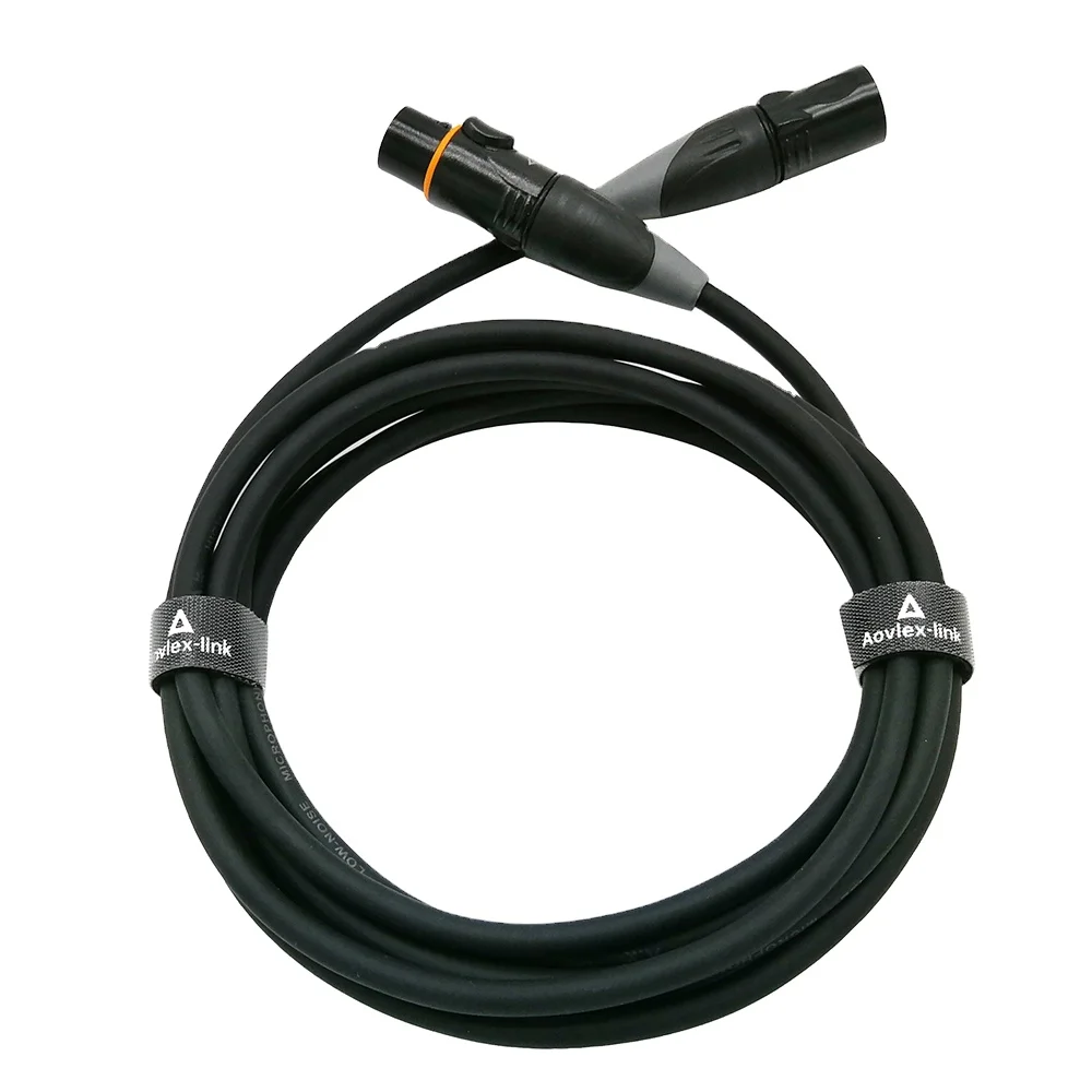 DMX 512 Stage Lighting System 110 Ohms Impedance 3 Pin XLR Male to Female Signal Cable DMX Lighting Cable