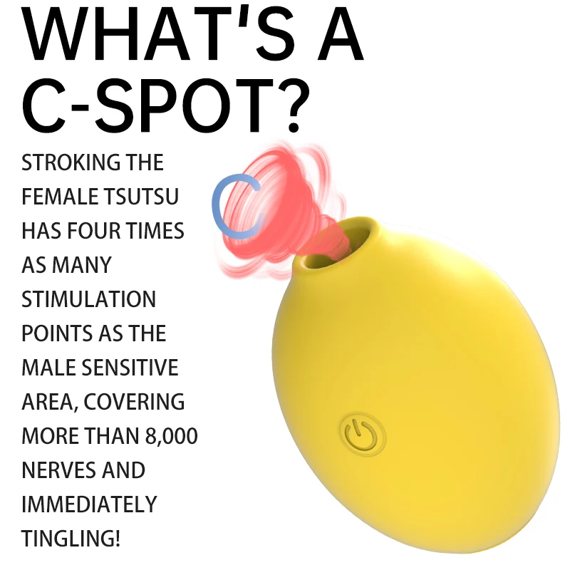 USB Charging Orgasmic Pleasure C Spot Pussy Vagina Relax Lemon Shape Cute Female Sex Toys 10 Frequency Sucking Vibrators