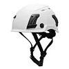Casque d'escalade illuminé blanc