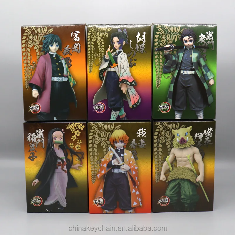 Hot-selling Anime Demon Slayer Character Model Decoration Collection Toy Blind Box Demon Slayer Action Figure