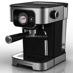 Semi- Automatic Touch Screen Intelligent Coffee Machine for Household Latte Americano Espresso Coffee Machine With Milk Tank