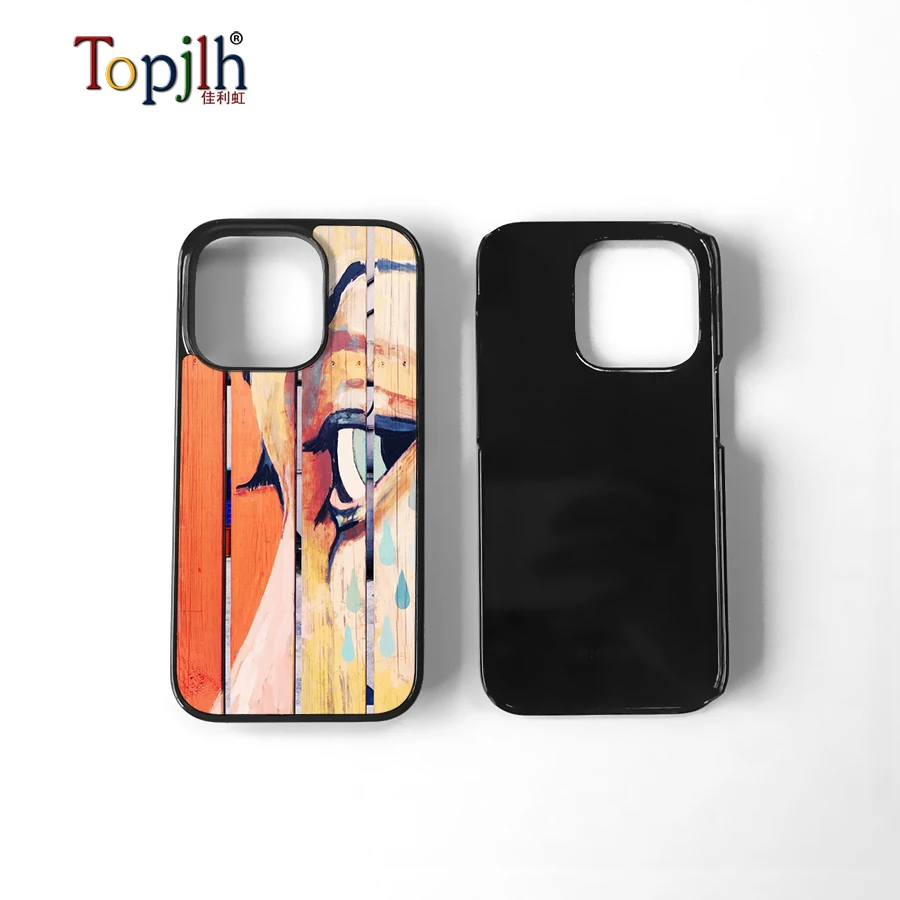 Topjlh 2d Sublimation Pc Phone Case With Aluminum Sheet Mobile Cover