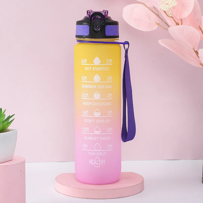 Wholesale 32oz Colorful Portable 1000ml Leak Proof Drinking Plastic