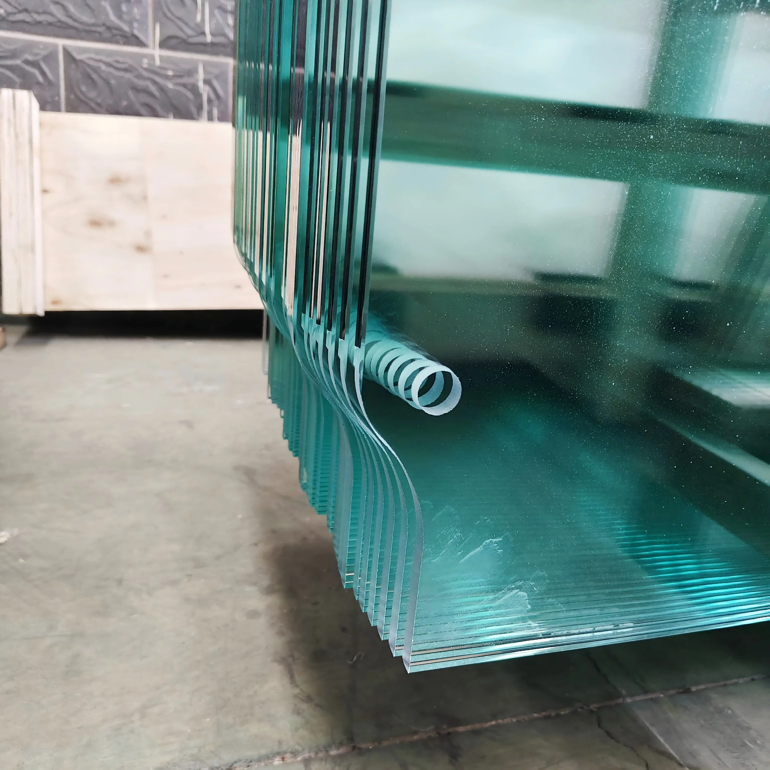 product 3mm 19mm tempered toughened glass for industrial hotel entry applications high strength building roof windows curtain walls-8