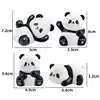 Conjunto de 4 piezas de Panda de vinilo