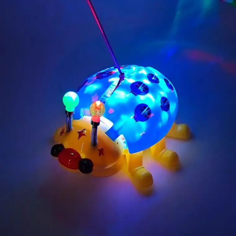 Hot Selling Colorful Durable Toys For Children Electric Led Ladybug
