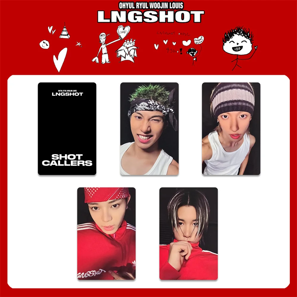 K-POPアイドル LNGSHOT SHOT CALLERS アルバム 4枚セット ロモカード