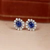 WG 18K avec saphir bleu