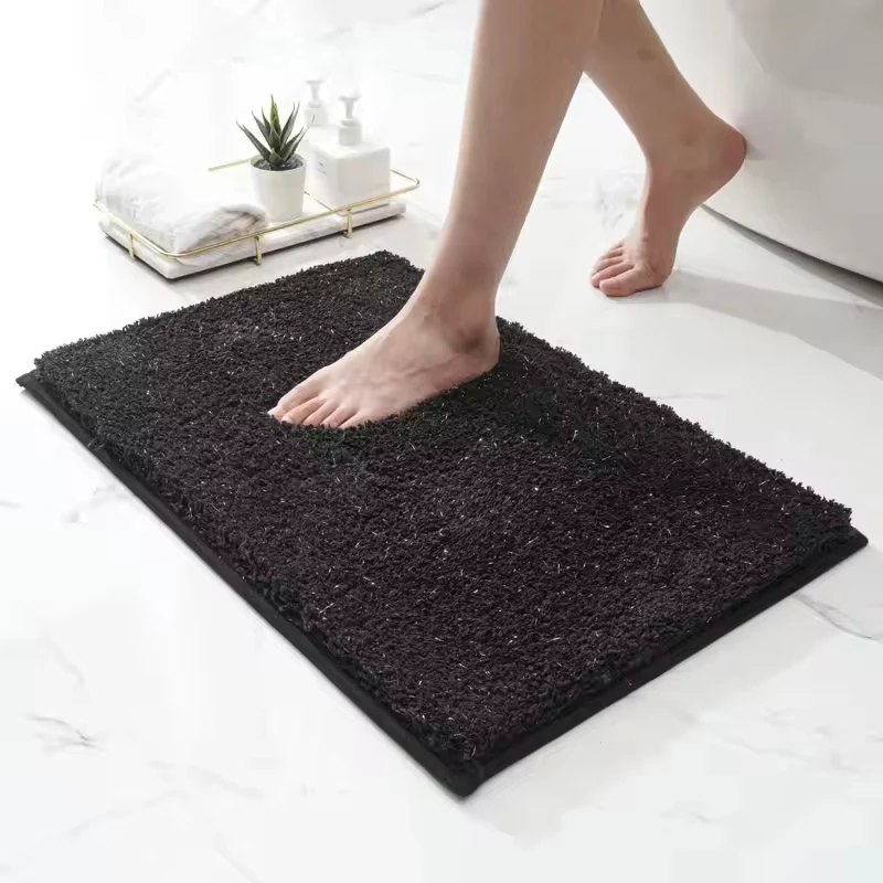 Multi-Size Super-Microfiber Bathroom Rugs - Quick-Dry, Super Absorbent, Anti-Slip Soft Diatomite Bath Mats and Floor Mats for Bathroom, Kitchen, and Entrance