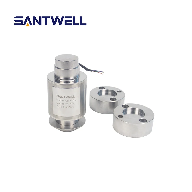 CMK 50 Ton Load Cell 30 Ton Capacity for Truck Scale Compression Column Pressure Sensor Mounting Kit Load Cells