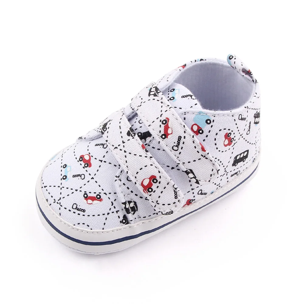 Newborn toddler shoes cartoon car casual baby shoes boys soft sole kids shoes supplier