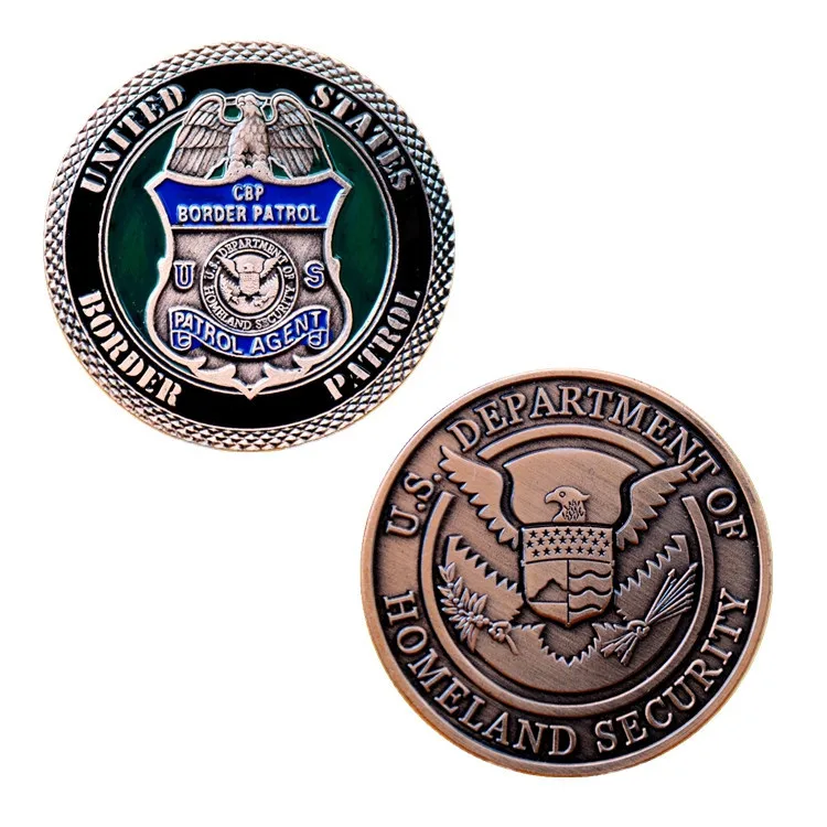 DHS G-P Challenge Coin 1108# United States Department of Homeland Security 