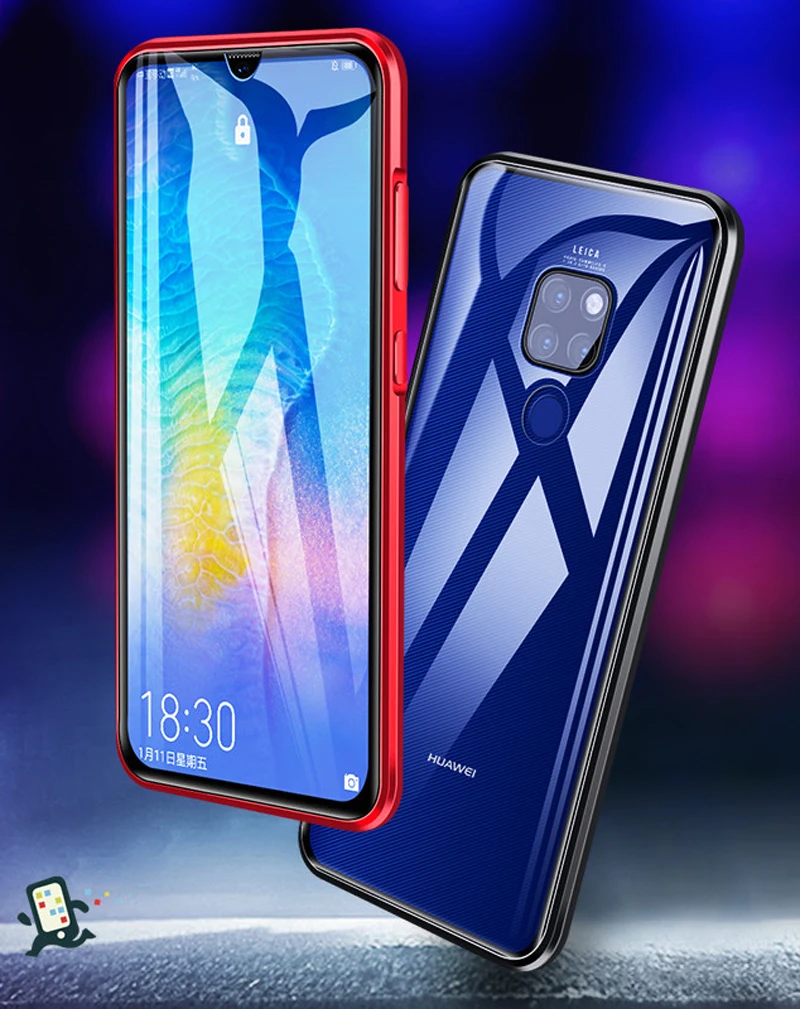 Wholesale Полностью металлический и стеклянный Магнитный чехол для телефона  Huawei Mate 20, бампер из закаленного стекла, Жесткий Чехол, двухсторонний  стеклянный чехол From m.alibaba.com