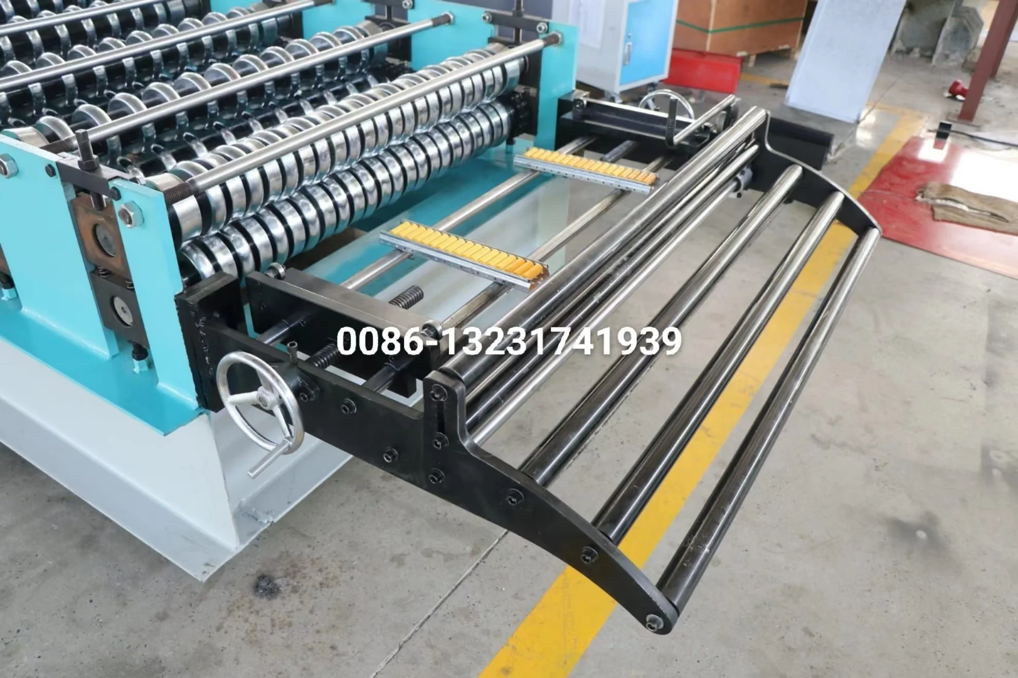 Metal Color Steel  Sheet Semi Automatic Double Side Sheet Hemming Machine