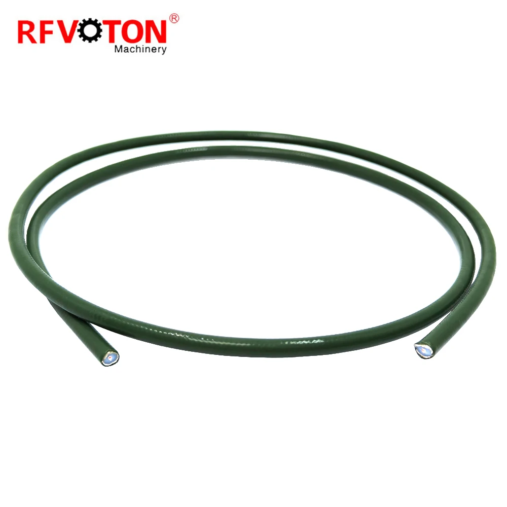 Factory Directly RG402 Coaxial Flexible Cable  RG-402  Rg402 Coax Pigtail with Jacket Green RF Coax Coaxial Cable in Stock