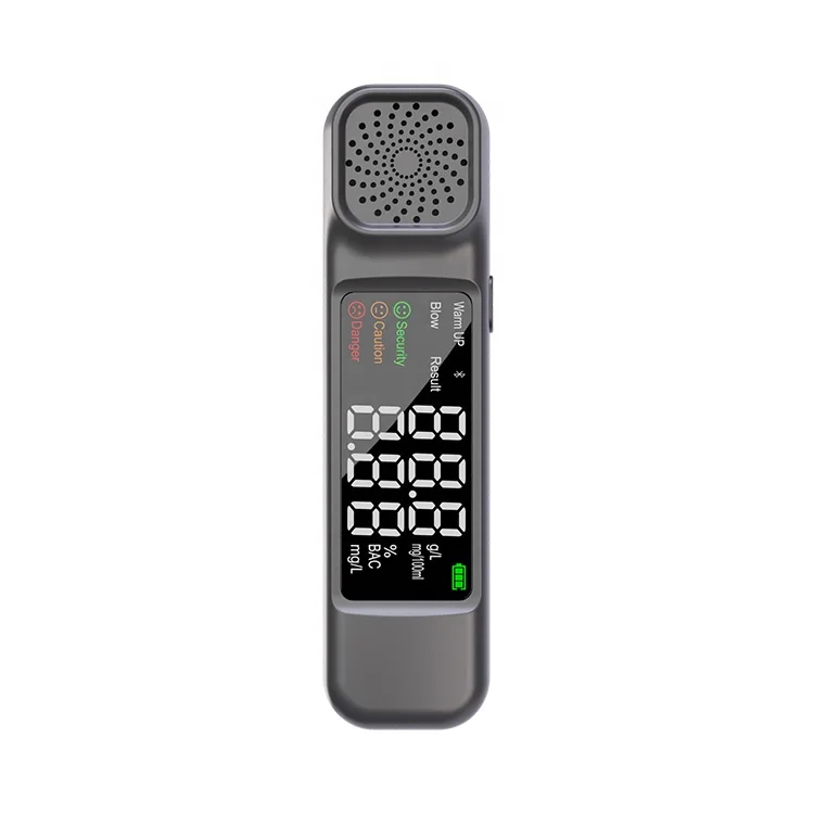 Smart Portable Breath Alcohol Tester Monitor Alcohol breathalyzer Sensor Meter Alcohol Checker with Bluetooths Mobile Tuya APP