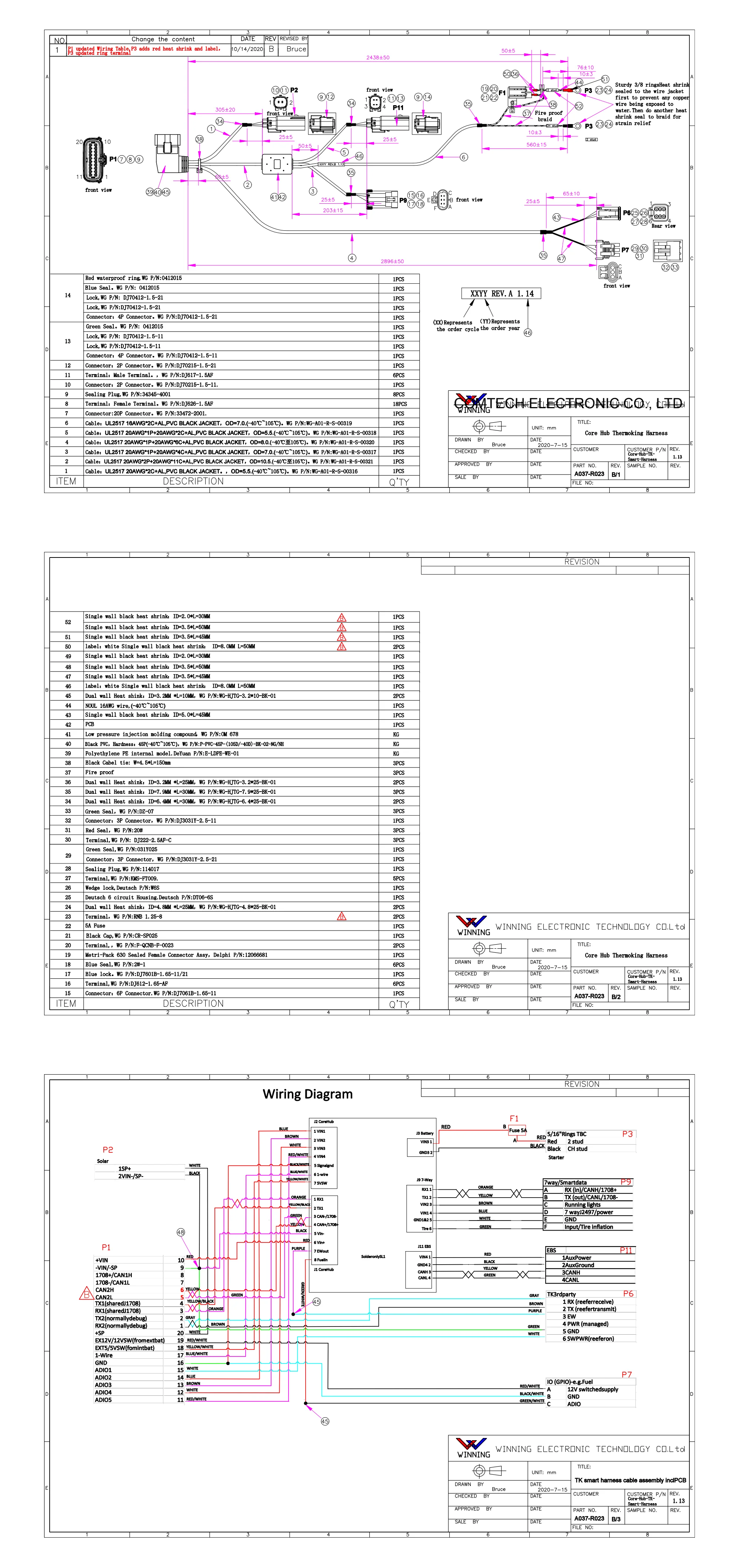 Manufacturer OEM Custom Car Truck Automotive Cable Assembly Wiring Harness for air Conditional details