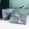Ink blue box gift bag-35525555cm