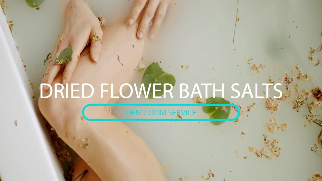 Wholesale Custom Natural Organic Body Relax Stress Relief Bath Salt