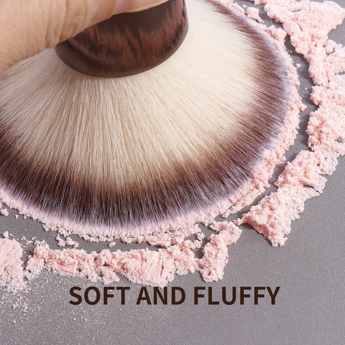 MAANGE Fluffy Powder Foundation Brush Double Ended Make up Brush 7 Pcs Professional Makeup Brushes Set