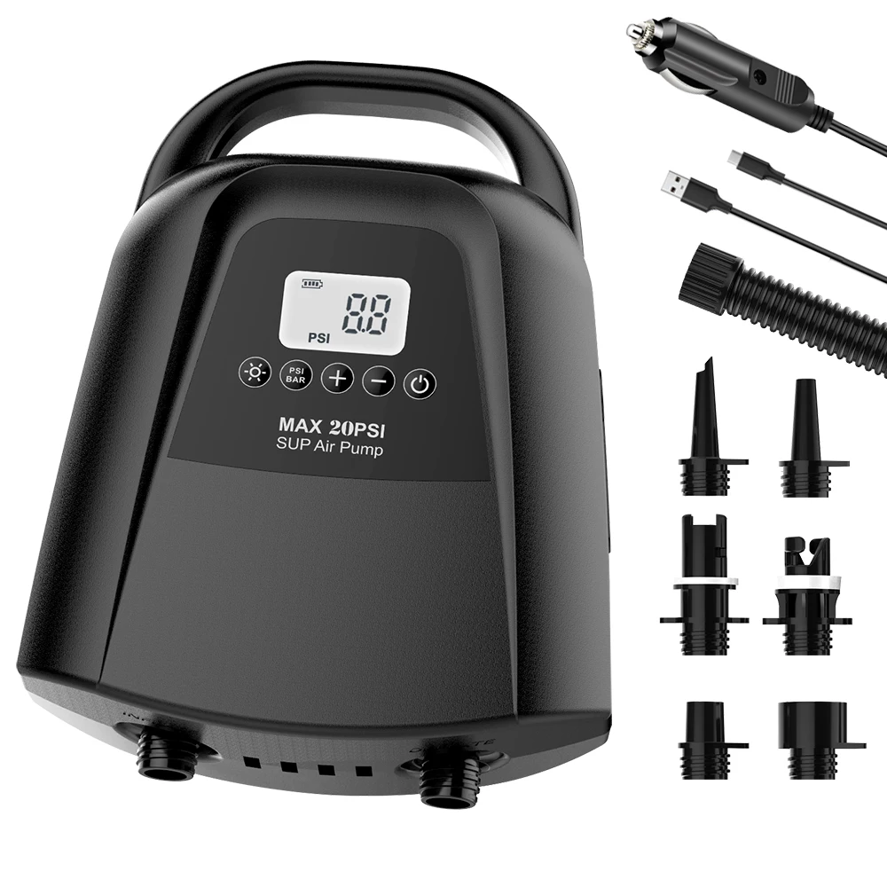 Factory High Pressure Electric Paddle Board Rechargeable Sup Air Pump