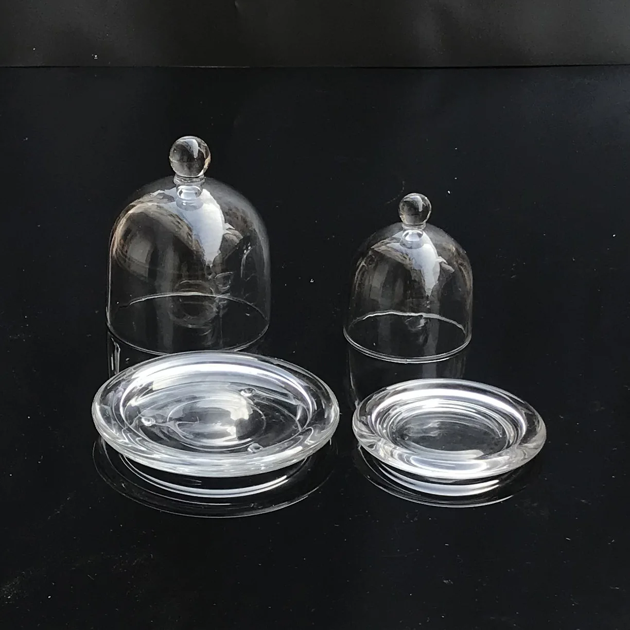 Ручная работа прозрачное стекло домашний декор стеклянная колокольчик купол для