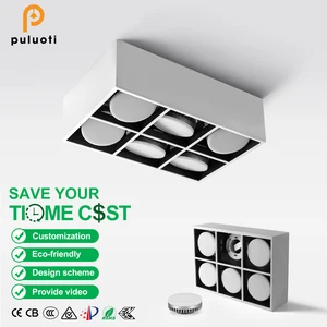 PULUOTI Factory-Made LED Bulb GX53 30W/54W Hot Sale Surface Downlight CE Certificate 3000K 4000K for Residential Use