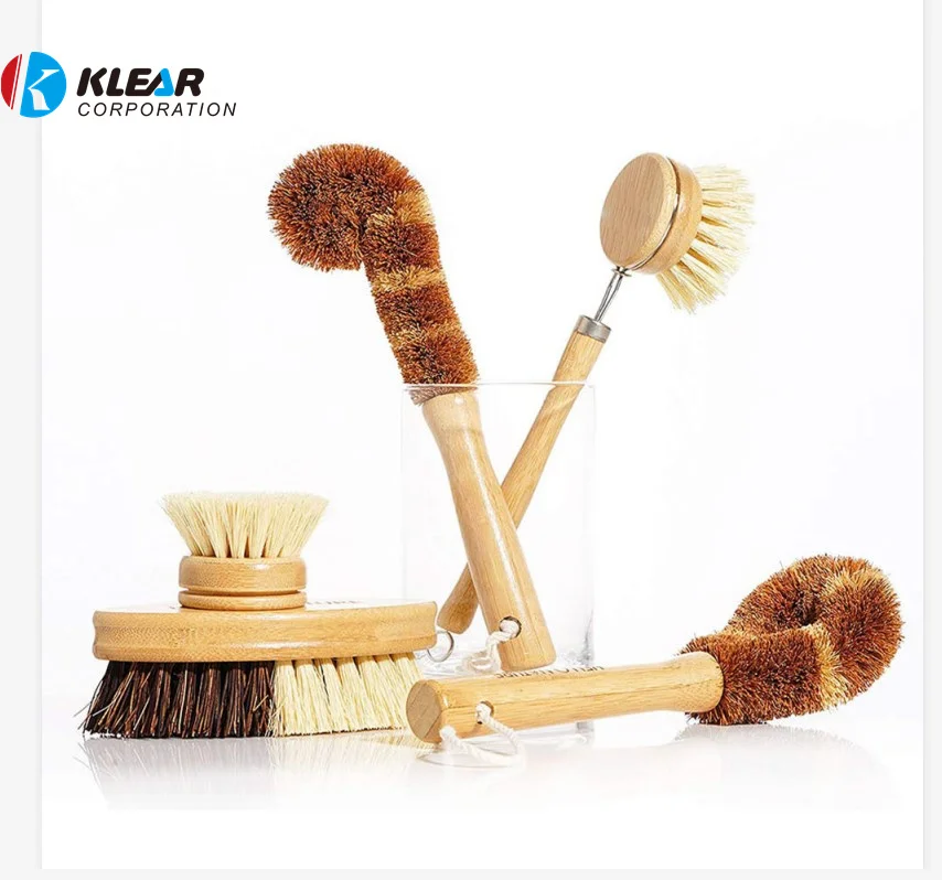 Wooden Dish Brushes for cleaning pots, pans and bottles