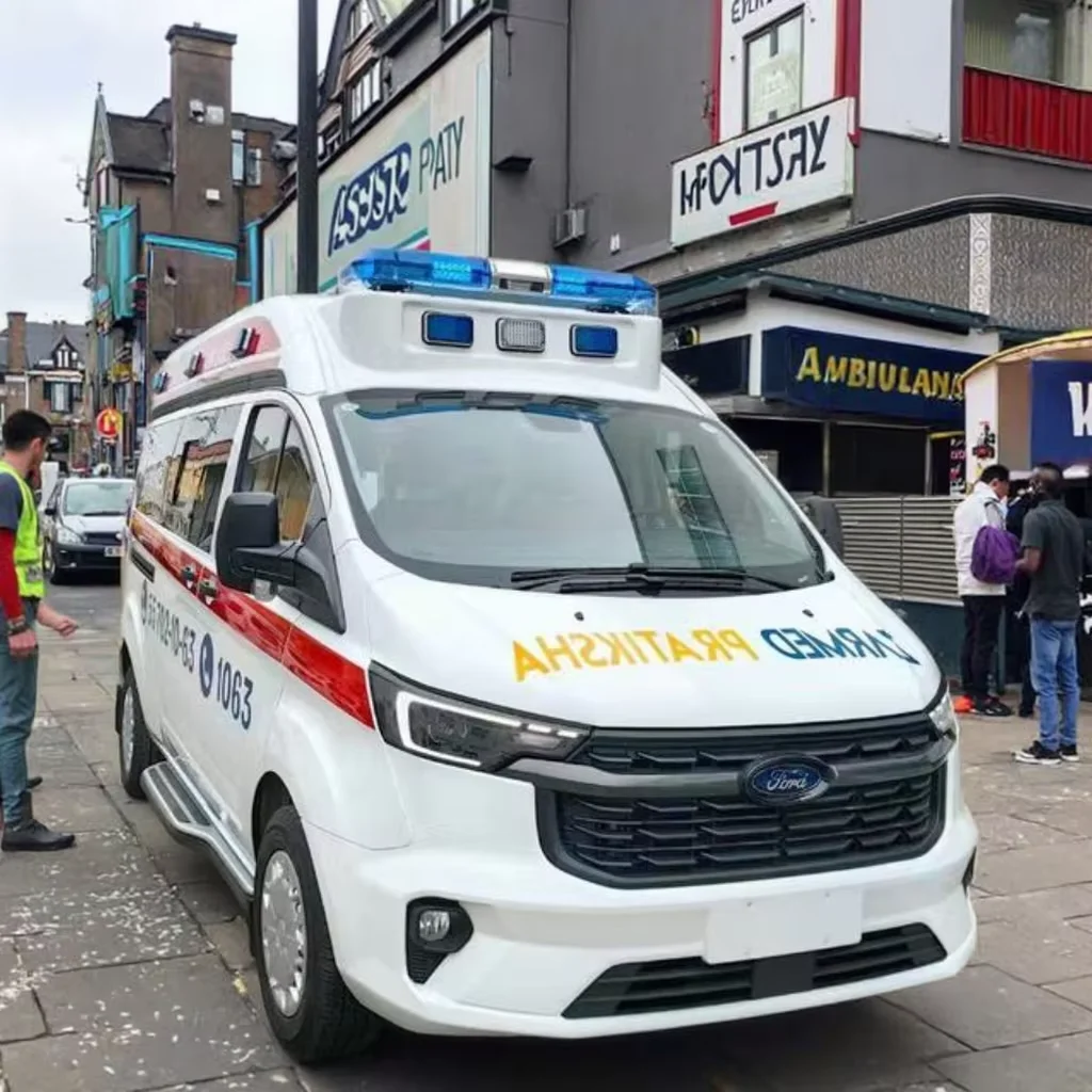 Alta Qualidade, Novo, 3-8m, Carro de Ambulância a Diesel com Equipamentos Médicos para Veículos de Emergência e Primeiros Socorros