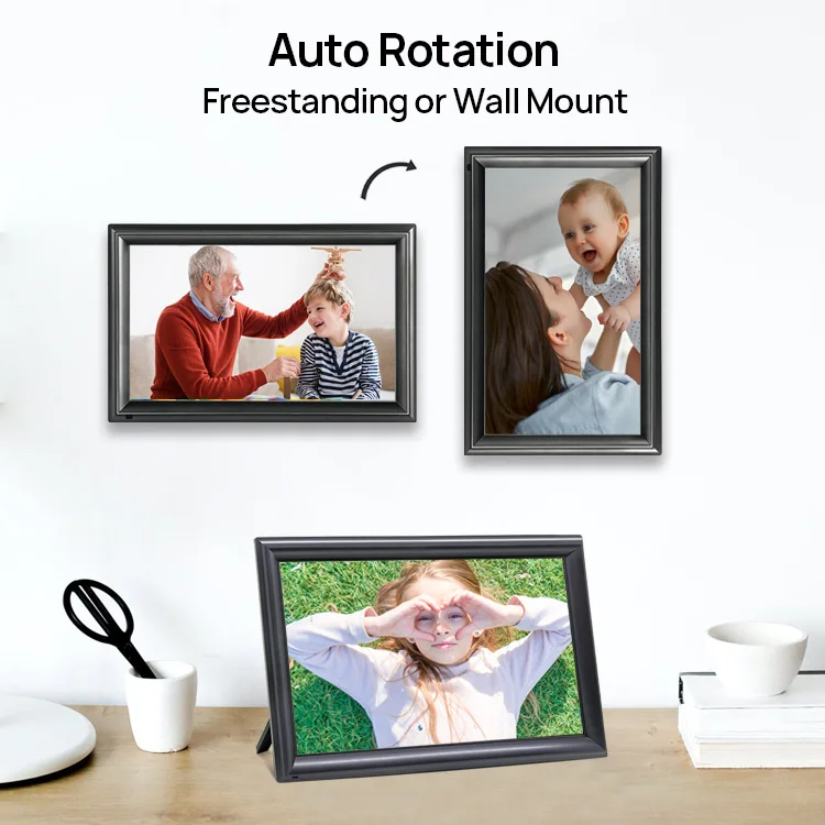 15.6 Inch Wifi Digital Photo Frames Build In 32gb Memory 1920*1080