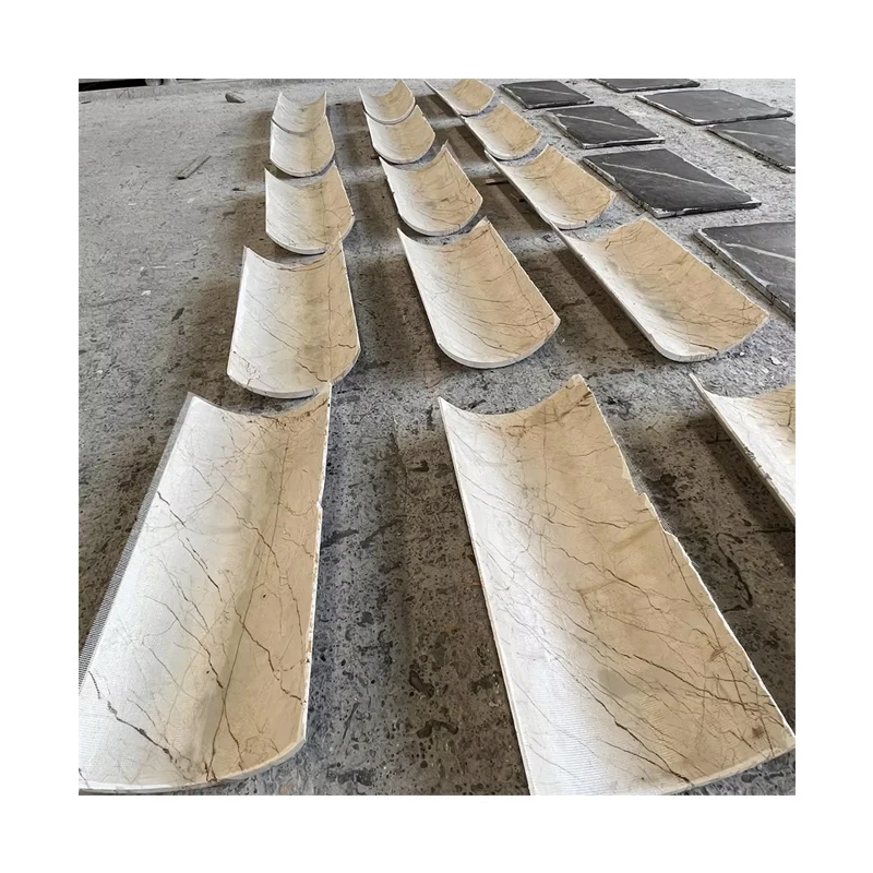 Tilpasset design af Sofitel Gold marmor-søjle til villa-dekoration – beige hule marmor-søjler og støtter