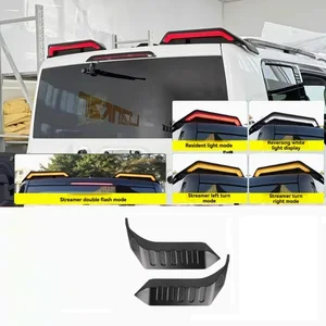 Great Wall GWM Haval H9 Rear Spoiler  ABS High Gloss Rose Madder Aluminum Segmented Streamer Auto Accessory for