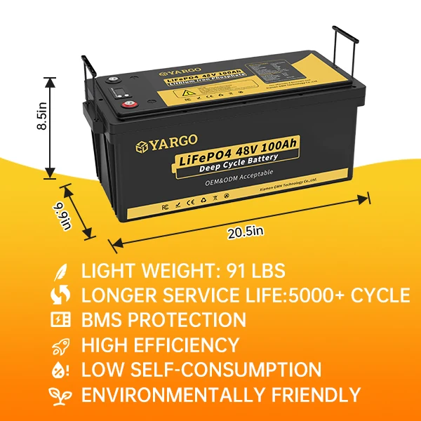 5000 Cycle 12v 24v 36v 48v 100ah 150ah 200ah 300ah 400ah Golf Cart