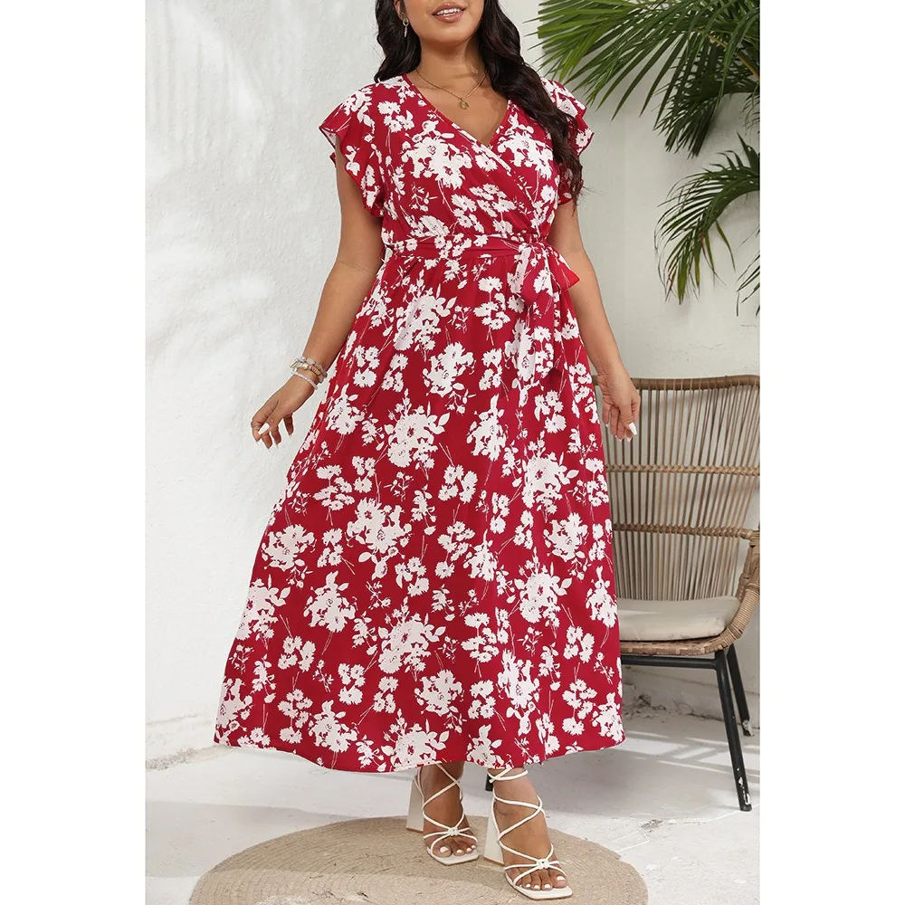 SUMMER Painting floral beauty dress♡ Women's Summer Dress Hand Painted Dress Customised Dress