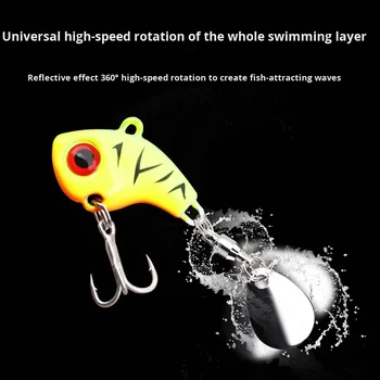 Wholesale Small Whirlwind VIB Mini Iron Plate Vibrating Sequin Lure Simulation Long Casting Freshwater Saltwater Metal Live Bait – Metal Jig – view 5