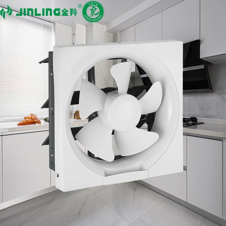 Extractor De Aire De Pared 450 M³/h - Para Cocina, Baño, Garaje O Sótano, Silencioso Y Fácil De Instalar