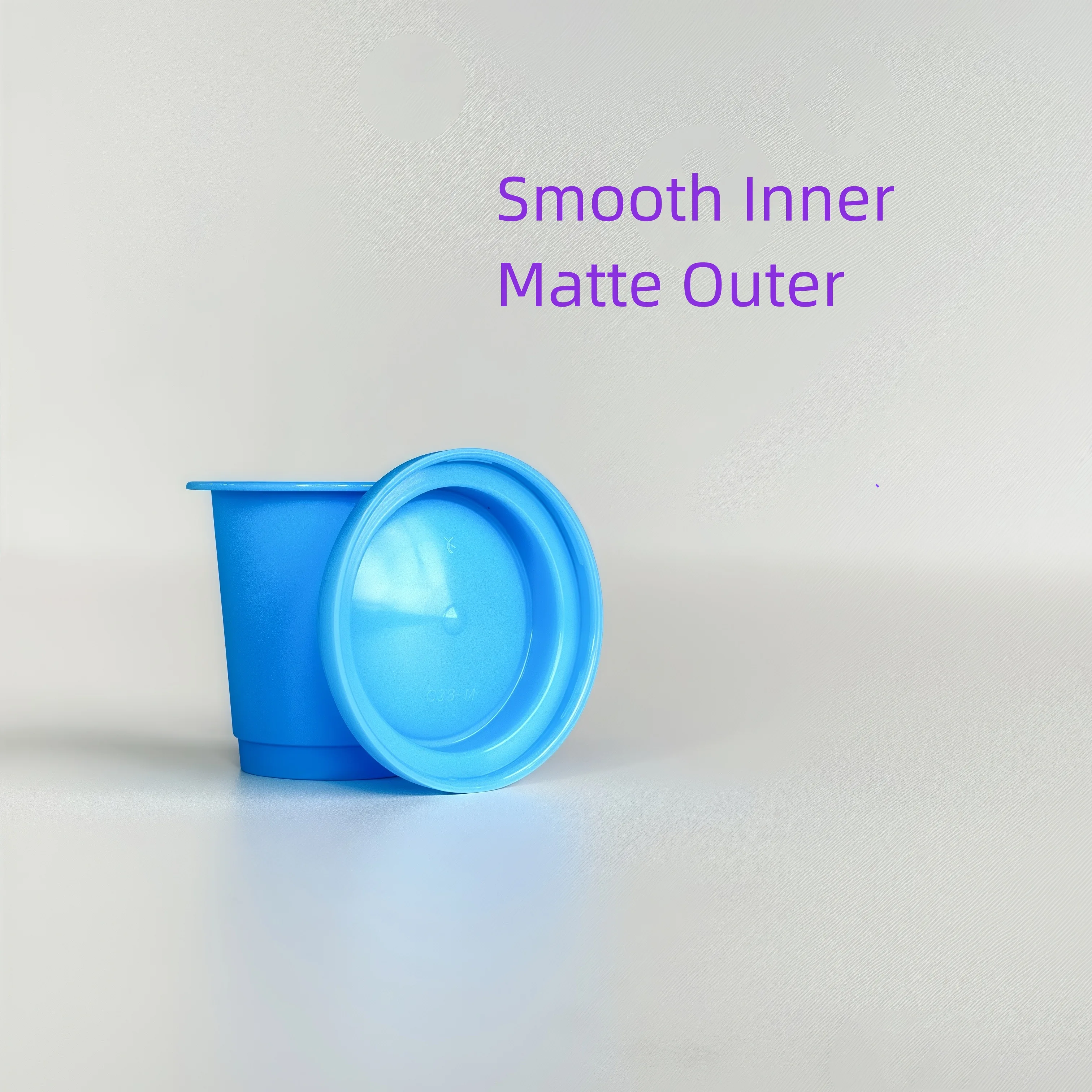 Portable 8ml Disposable Plastic PP Cups with Food Grade Foil Lid for Coffee Powder and Instant Beverages