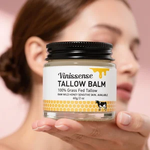 Organic Skin Care Multi-Balm Honey Moisturizer with Pine Needle Shea Butter Olive Oil Private Label Korea Beef Tallow Balm Cream