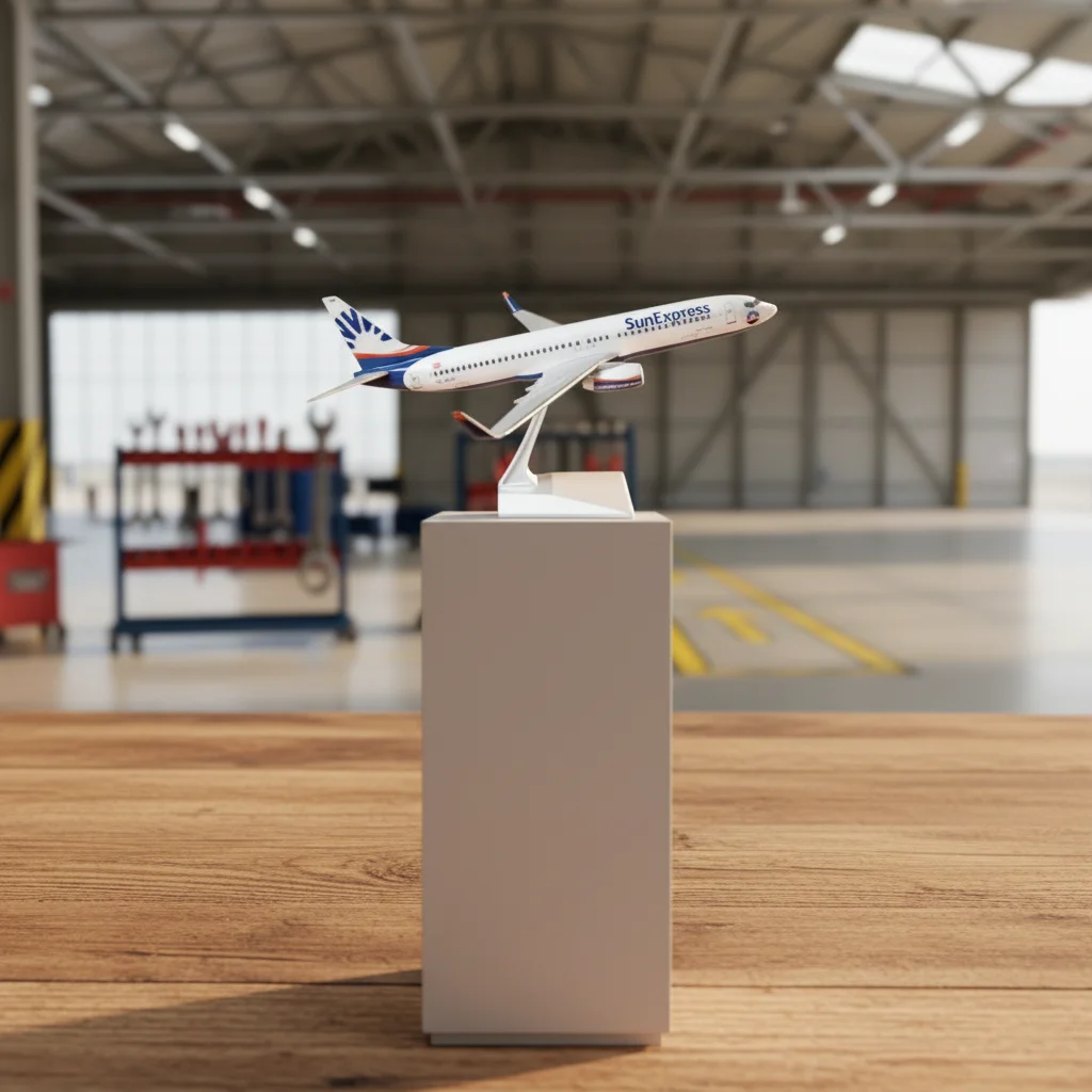 サンエクスプレス 1/100 B737-800 スケールプラスチックモデル飛行機