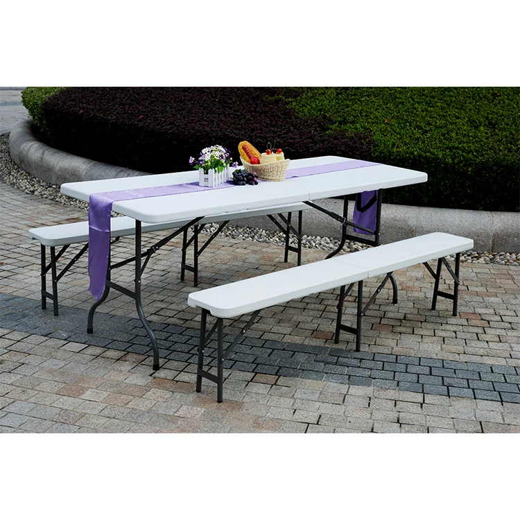 Складная Скамья из полиэтилена высокой плотности, 6 футов