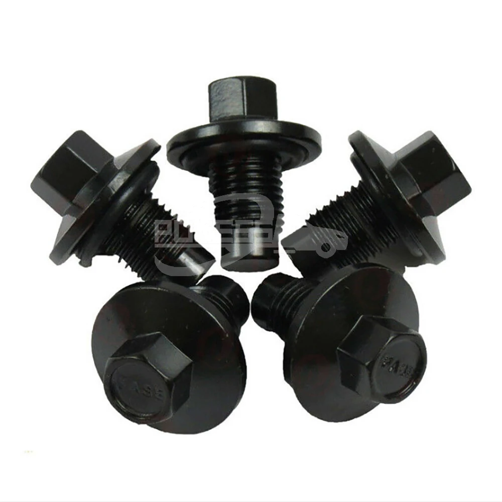 97JM6730BA 97JM6730AA LF1310404 YF091046Y F6TZ6730BA Oil Pan Drain Plu... — 4