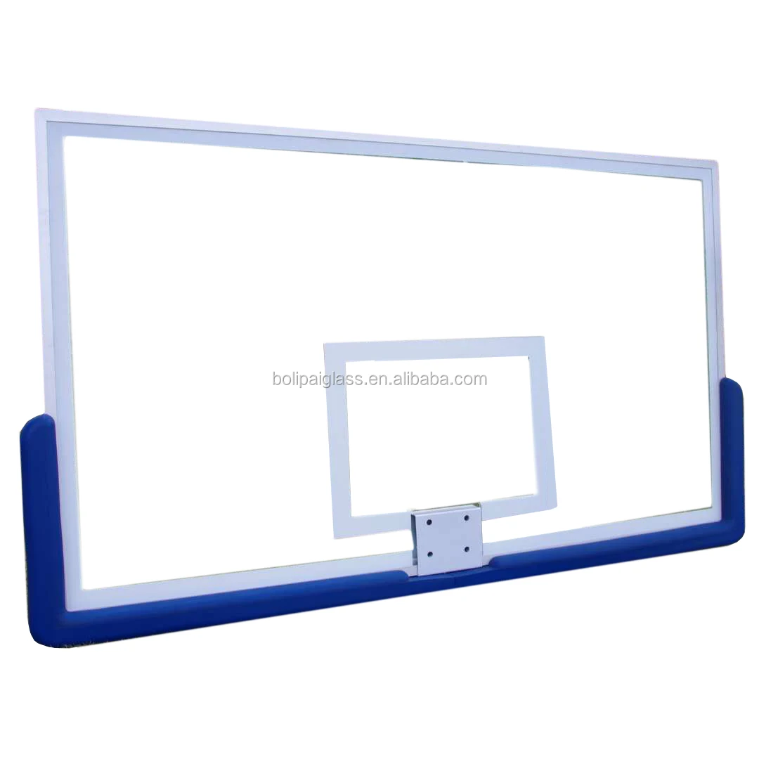 OEM Custom FIBA Standard Tempered Glass Basketball Backboard Replacement High Quality Court Equipment