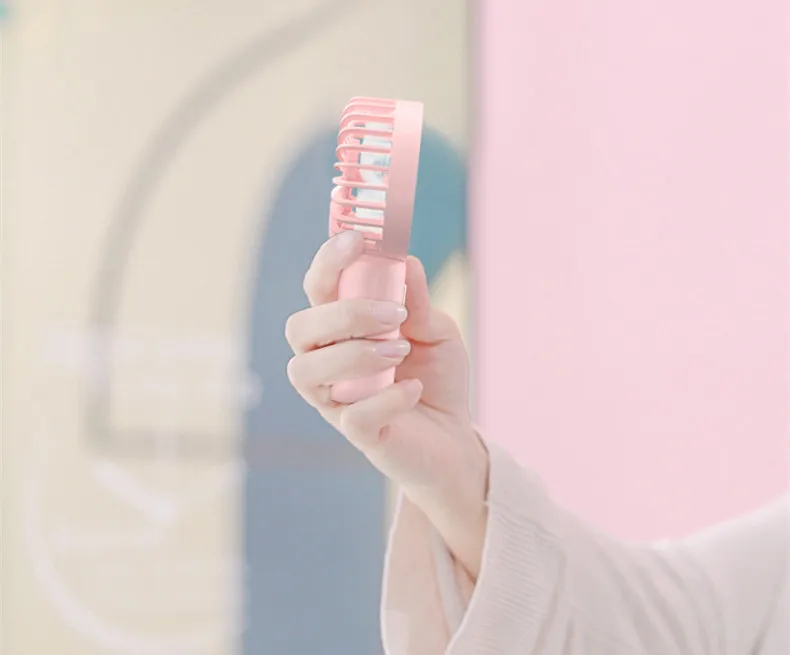 Pink Handheld Usb Fan, Portable, LED - detail 10
